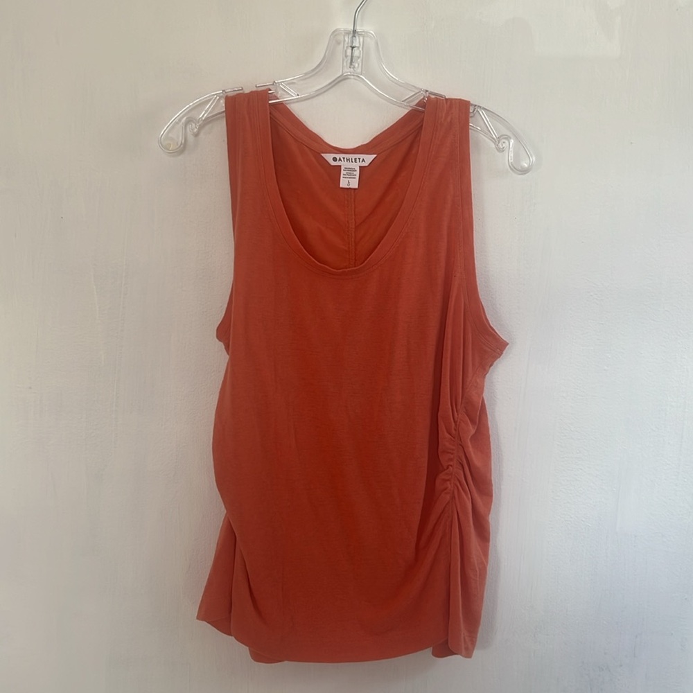 Athleta Coral tank top size large side